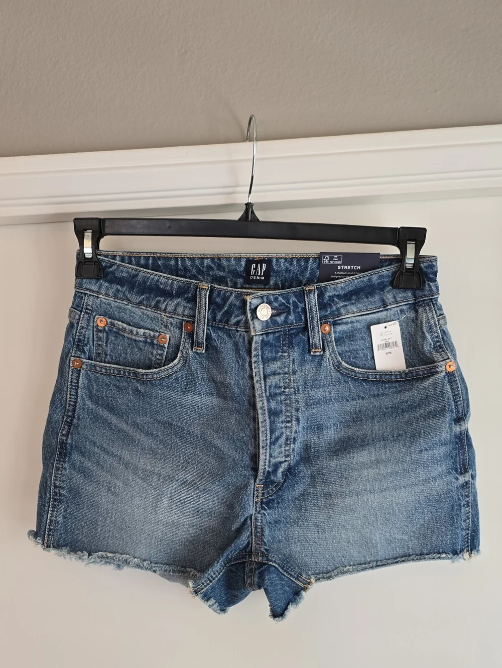 GAP Denim Cutoff Shorts - Blue